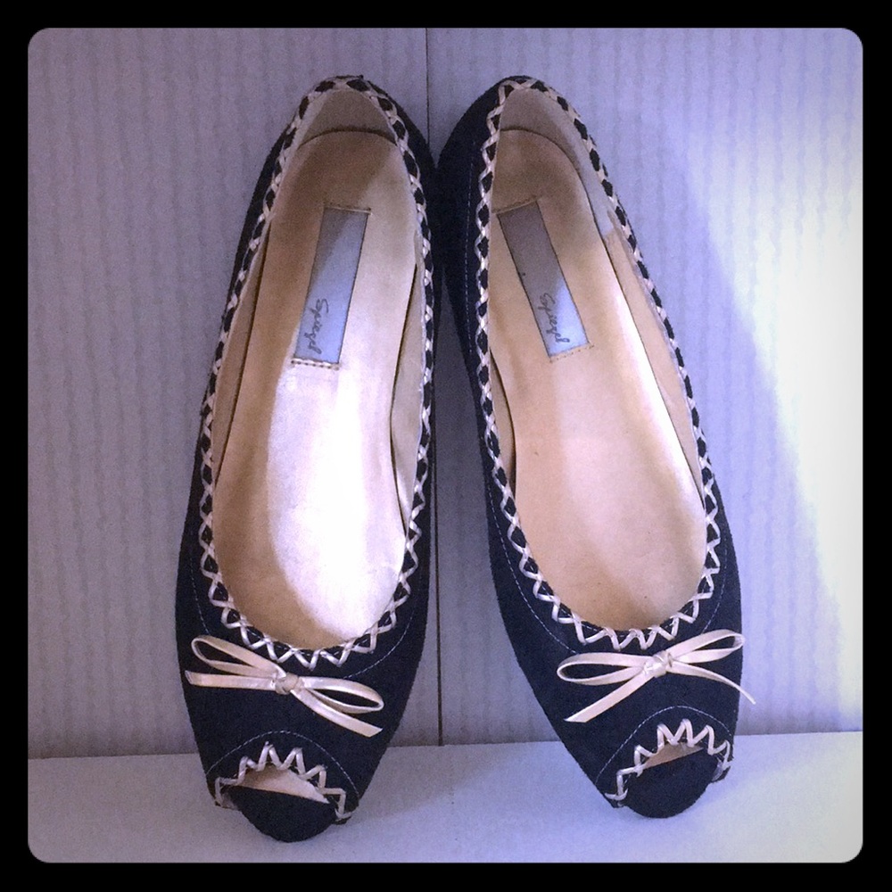 Spiegel Peep-toe Flats